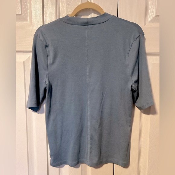 💙 A New Day Ribbed Top - Blue - Size L - Picture 3 of 5